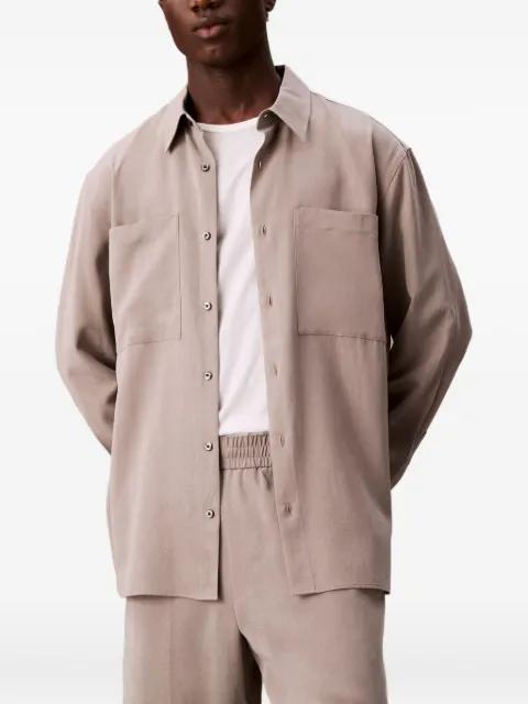 pocket long-sleeved shirt by CALVIN KLEIN