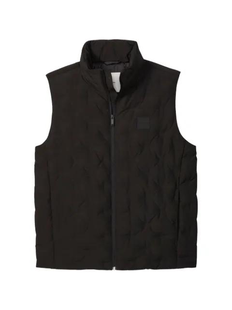 quilted logo-patch gilet by CALVIN KLEIN