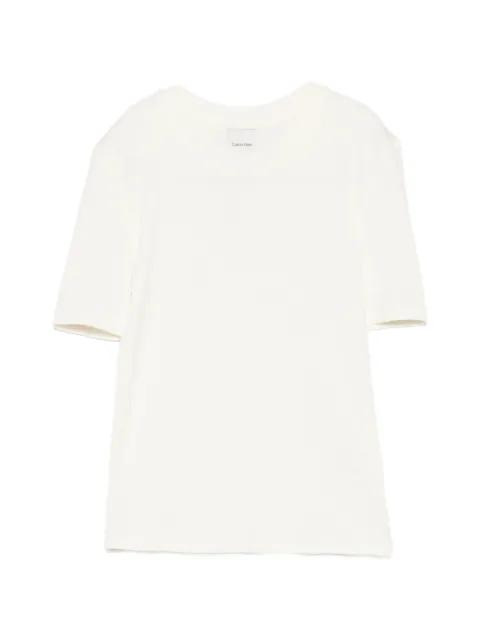 ribbed T-shirt by CALVIN KLEIN