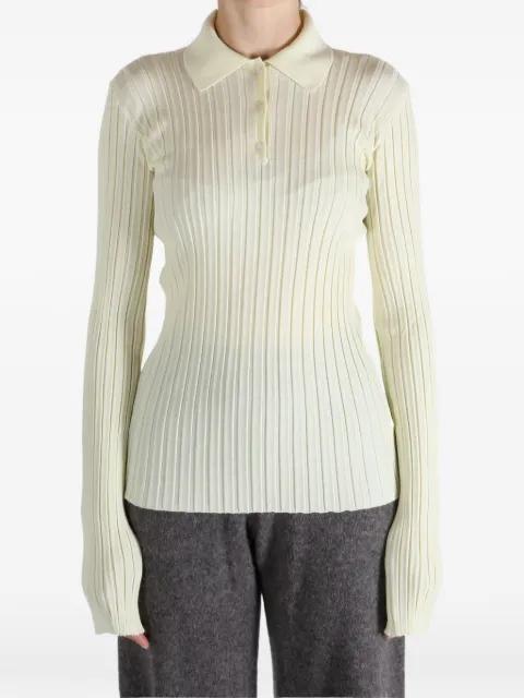 ribbed polo shirt by CALVIN KLEIN