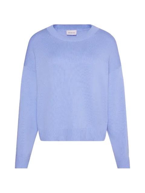 ribbed-trim sweater by CALVIN KLEIN