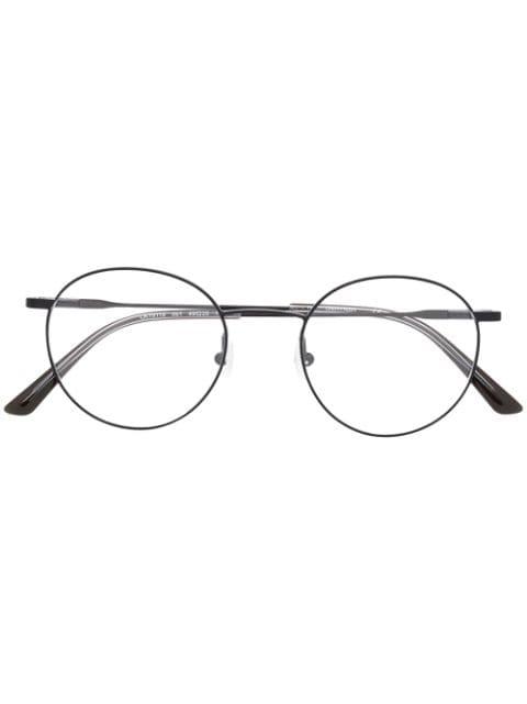 round frame glasses by CALVIN KLEIN