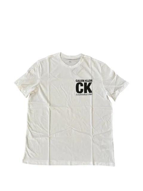 round-neck logo T-shirt by CALVIN KLEIN