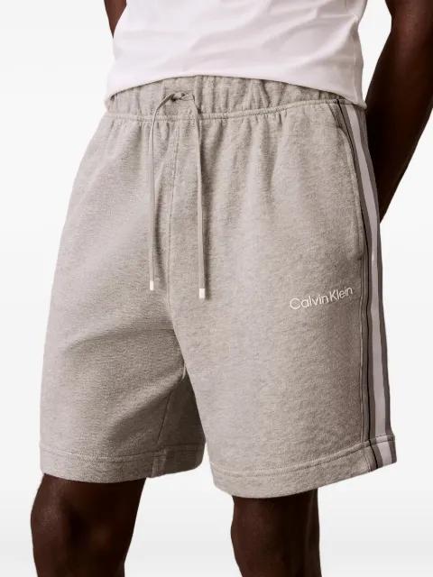 side-stripe logo-print shorts by CALVIN KLEIN