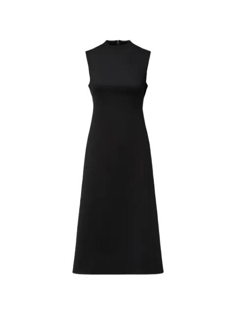 sleeveless mock-neck midi dress by CALVIN KLEIN