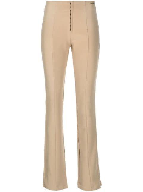 slim-cut high-waist trousers by CALVIN KLEIN