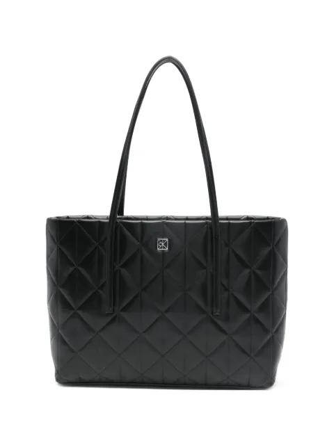 small logo-plaque tote bag by CALVIN KLEIN