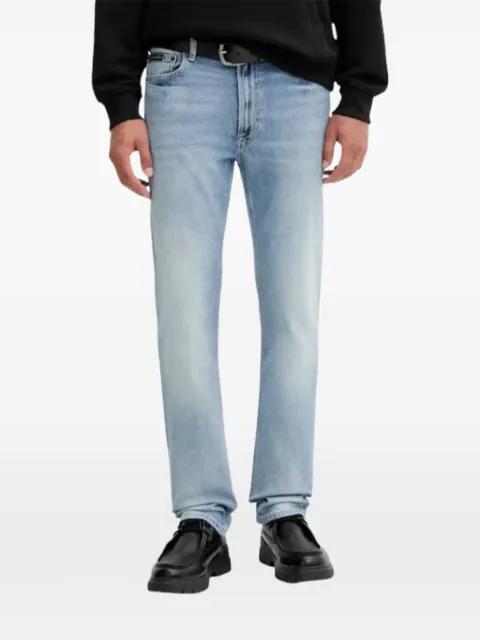 straight cotton jeans by CALVIN KLEIN