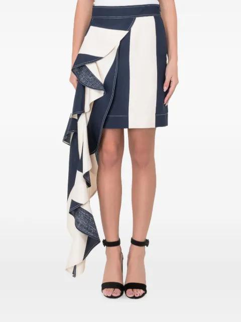 striped mini skirt by CALVIN KLEIN