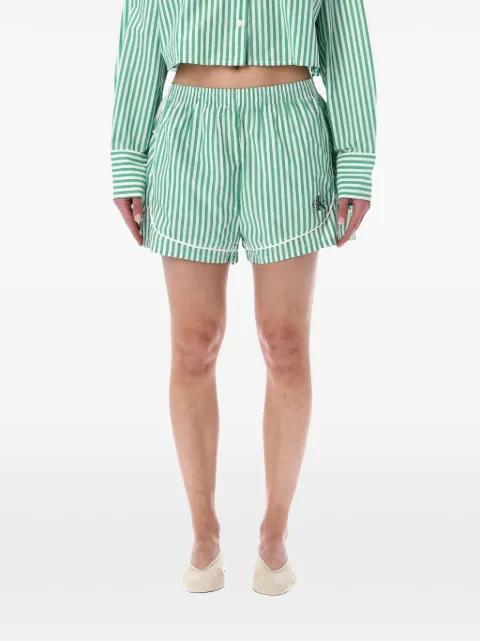 striped pyjama shorts by CALVIN KLEIN