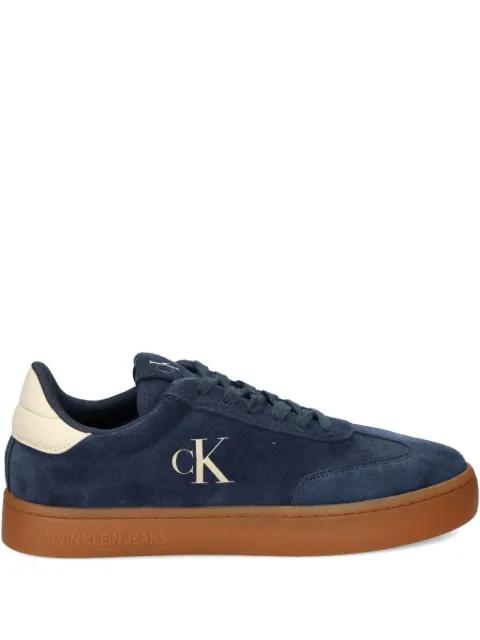 suede lace-up sneakers by CALVIN KLEIN