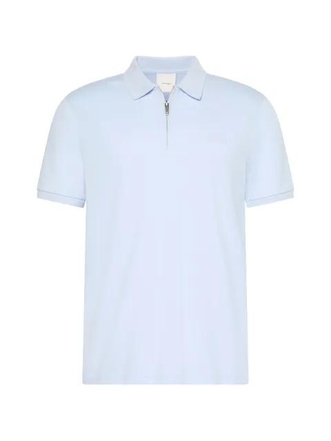 zip-fastening logo-patch polo shirt by CALVIN KLEIN