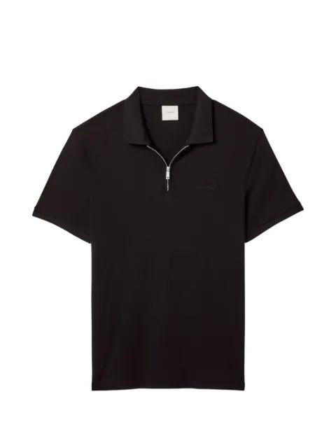 zip-fastening logo-patch polo shirt by CALVIN KLEIN