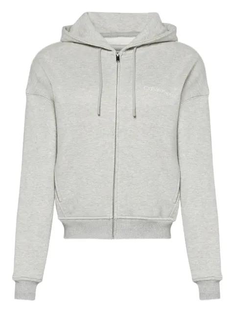 zip-fastening lounge hoodie by CALVIN KLEIN