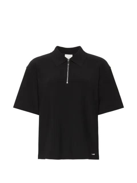 zip-fastening polo-collar top by CALVIN KLEIN