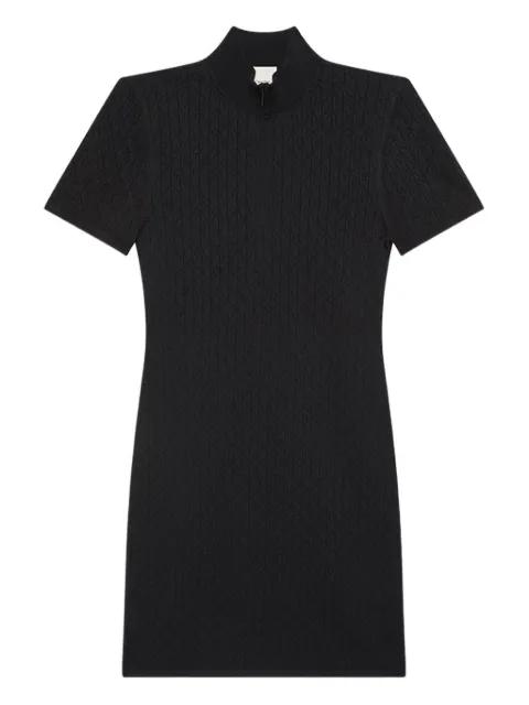 zip-neck dress by CALVIN KLEIN