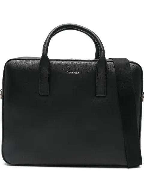 zipped laptop bag by CALVIN KLEIN