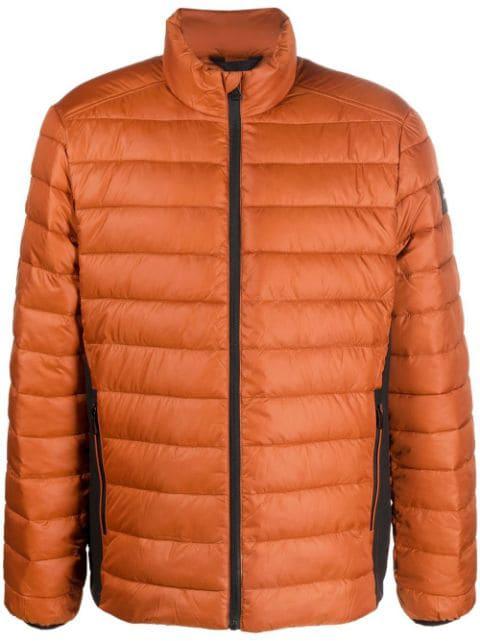zipped-up padded jacket by CALVIN KLEIN