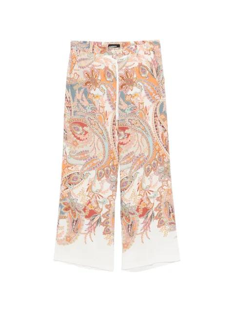 Adrienne paisley-print trousers by CAMBIO