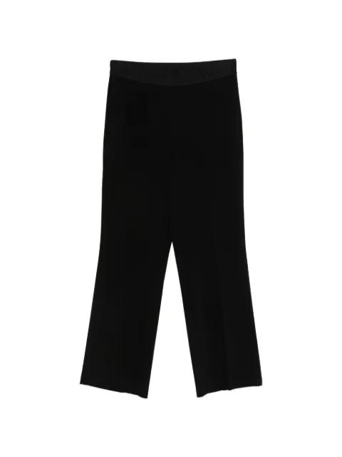 Ava logo-waistband trousers by CAMBIO