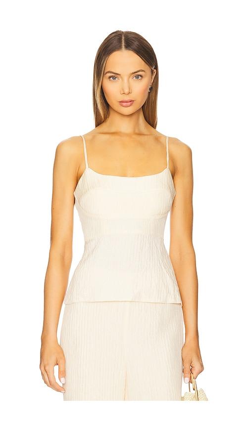 CAMI NYC Lisbon Top in Neutral by CAMI NYC