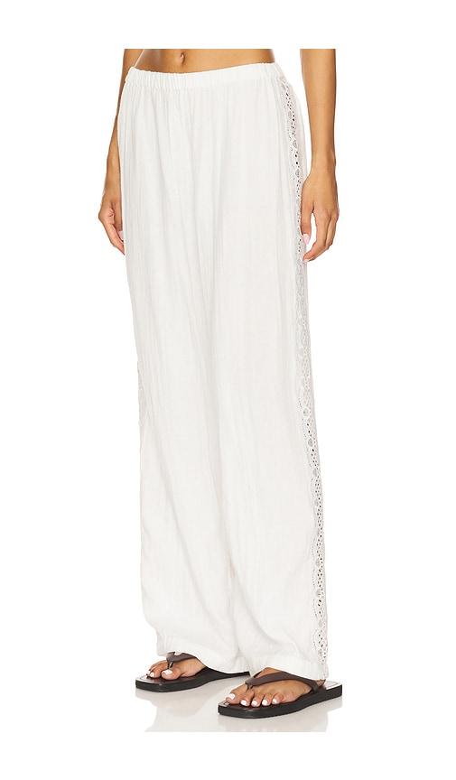 CAMI NYC Positano Pant in White by CAMI NYC