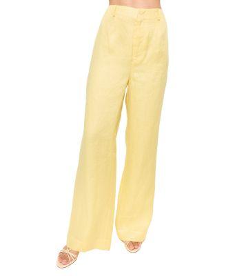 Iracemi High Rise Linen Pant by CAMI NYC