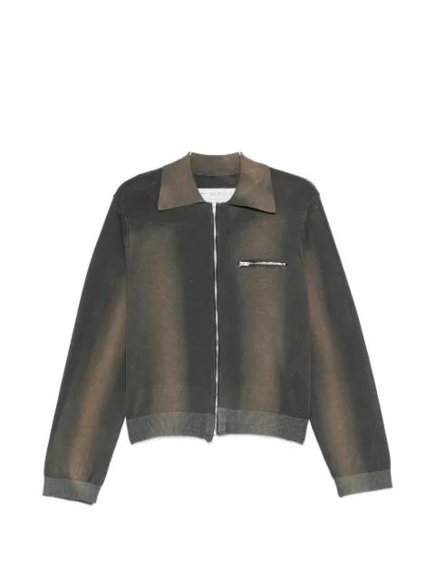 70´s zip sunfade cardigan by CAMIEL FORTGENS