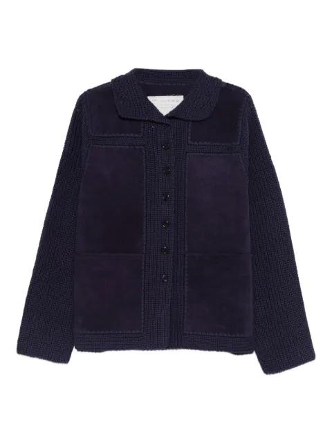 button-fastening crochet cardigan by CAMIEL FORTGENS
