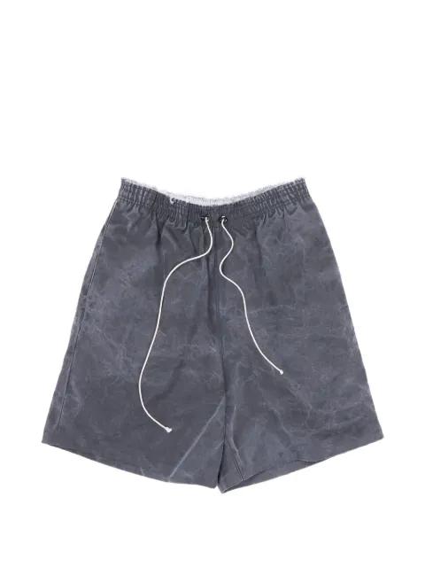 drawstring washed-effect bermuda shorts by CAMIEL FORTGENS