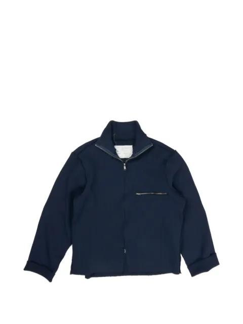 zip-up cardigan by CAMIEL FORTGENS