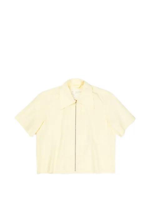 zip-up shirt by CAMIEL FORTGENS