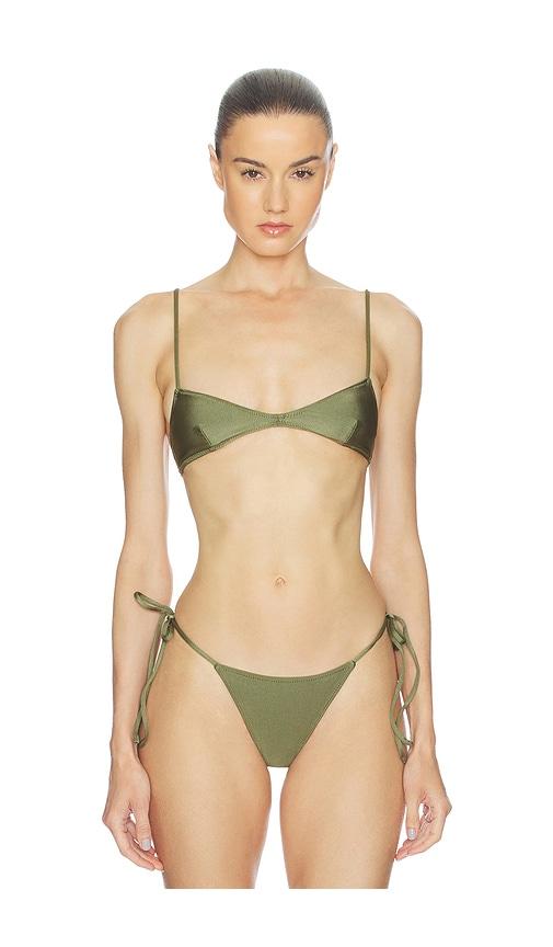 Camila Coelho Albie Top in Sage by CAMILA COELHO