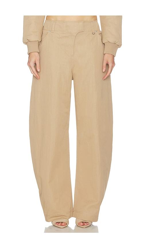 Camila Coelho Amaia Pants in Tan by CAMILA COELHO