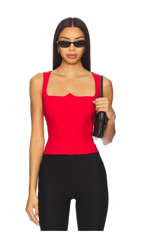 Camila Coelho Antonella Top in Red by CAMILA COELHO