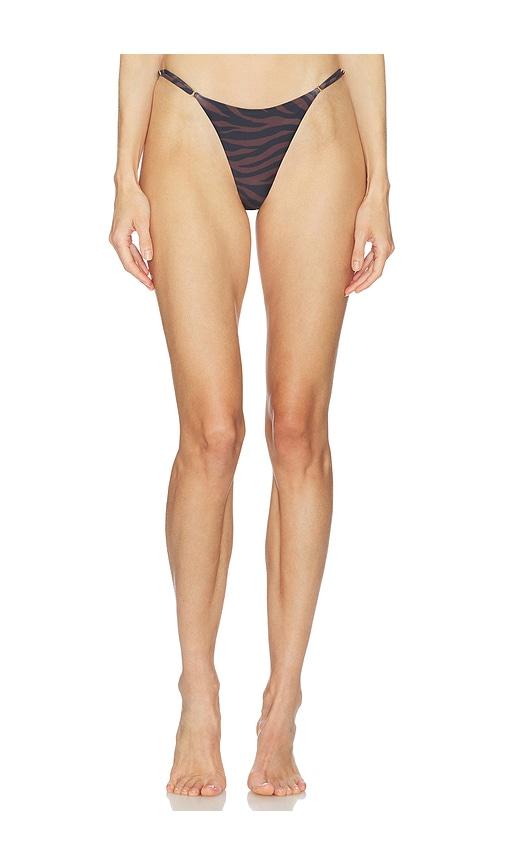 Camila Coelho Bruna Bottom in Brown by CAMILA COELHO