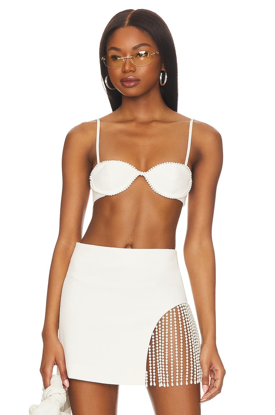 Camila Coelho Camila Bralette in Ivory by CAMILA COELHO