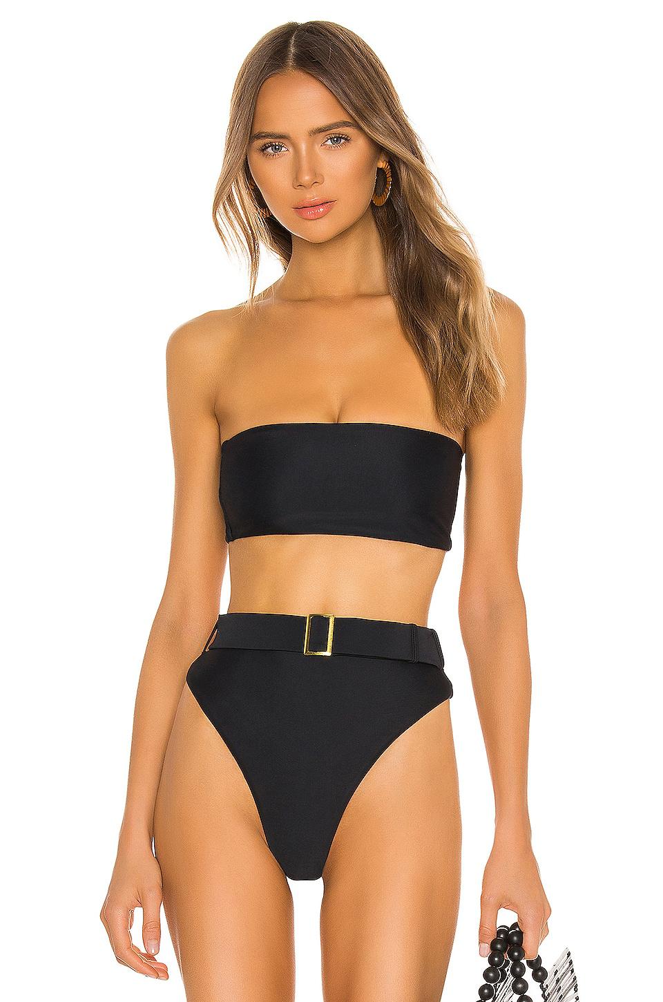 Camila Coelho Catarina Top in Black by CAMILA COELHO