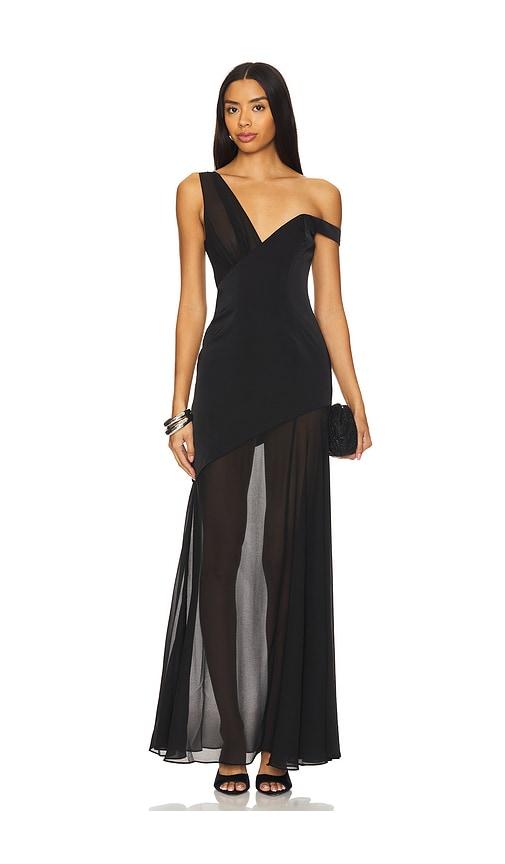 Camila Coelho Cecily Gown in Black by CAMILA COELHO