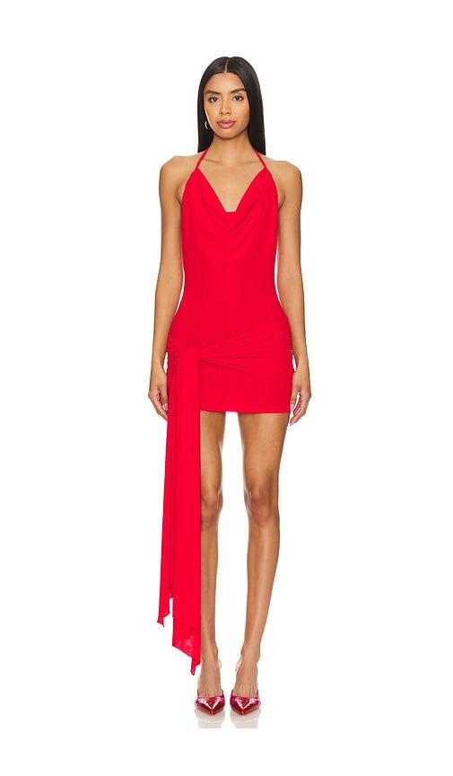 Camila Coelho Deserto Mini Dress in Red by CAMILA COELHO