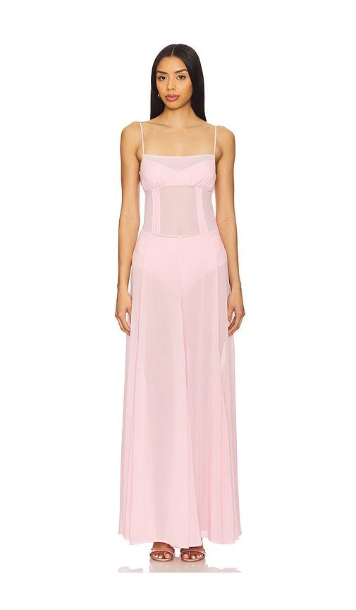 Camila Coelho Dia Maxi Dress in Pink by CAMILA COELHO