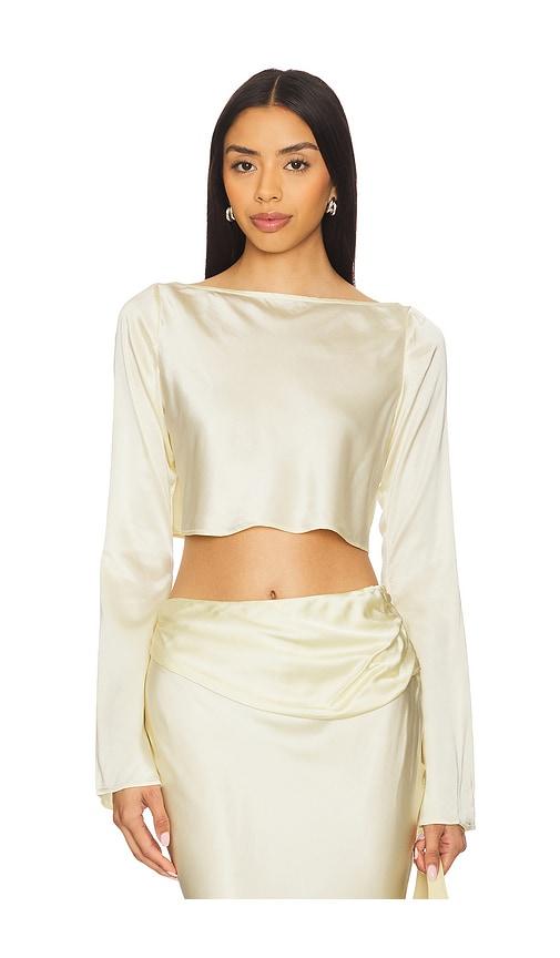 Camila Coelho Enza Top in Yellow by CAMILA COELHO