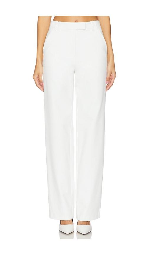 Camila Coelho Enzie Pant in White by CAMILA COELHO