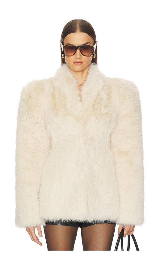 Camila Coelho Estela Coat in Ivory by CAMILA COELHO