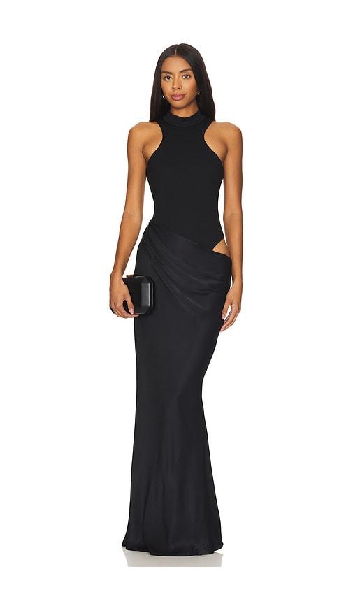 Camila Coelho Estrella Maxi Dress in Black by CAMILA COELHO