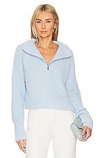 Camila Coelho Jaelyn Pullover in Baby Blue by CAMILA COELHO