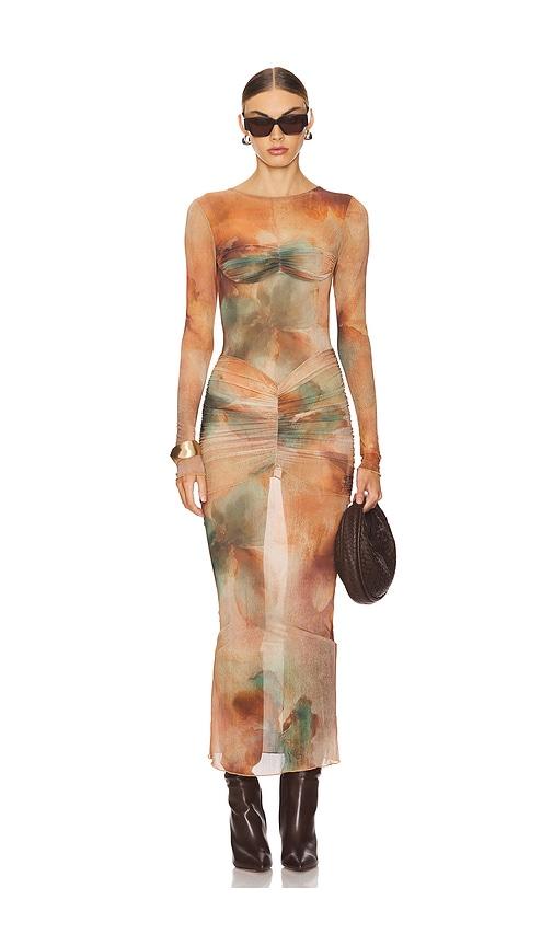 Camila Coelho Josephine Maxi Dress in Peach by CAMILA COELHO