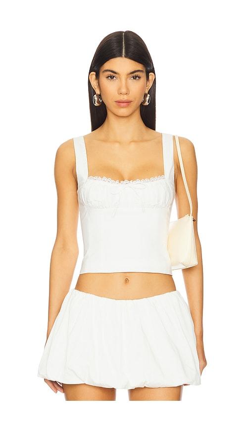 Camila Coelho Luara Top in White by CAMILA COELHO