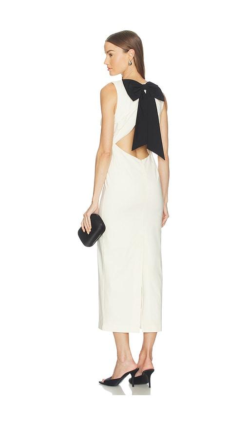 Camila Coelho Lya Dress in Ivory,Black by CAMILA COELHO