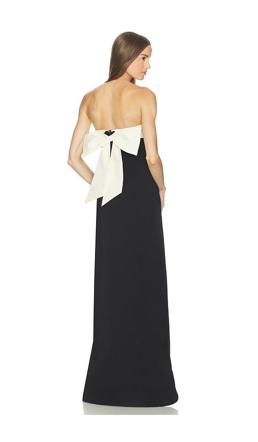 Camila Coelho Lya Gown in Black,White by CAMILA COELHO
